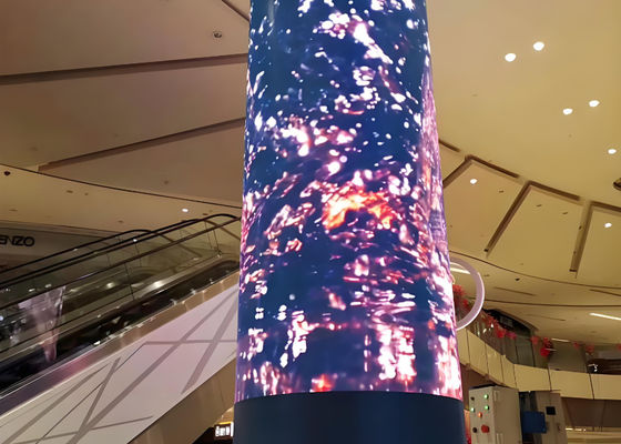 Écran à modules souples intérieur, écran LED à demi-sphère flexible haute définition