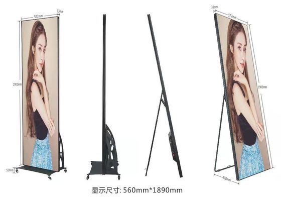 Affichage d'affiches LED numériques personnalisées IP65 imperméable à l'eau pour la publicité