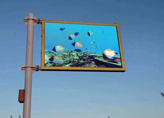 Écran d'affichage LED à double couleur avec matériaux d'armoire en aluminium et en acier