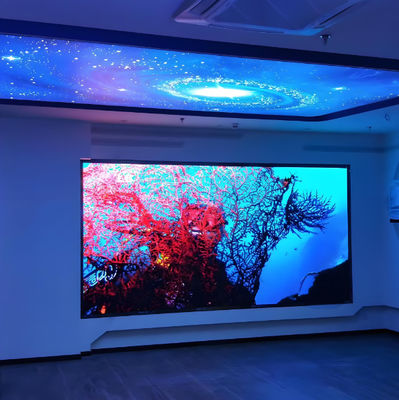 Panneau LED P3 ultrafin intérieur avec installation murale et luminosité 1200CD