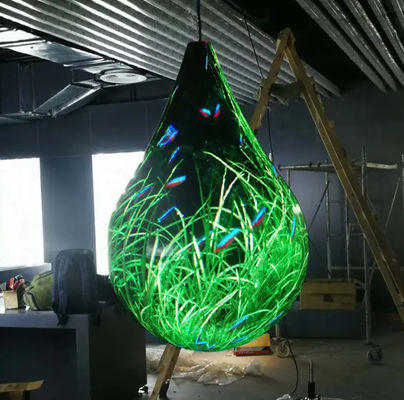 Écran LED transparent P4 facilement installé, haute résolution, conception légère