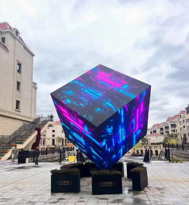 Écran d'art à LED à grande grille avec écran d'exposition coloré