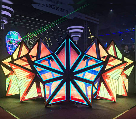 Décoration de bâtiment facilité avec écran LED P4 et interface micro USB